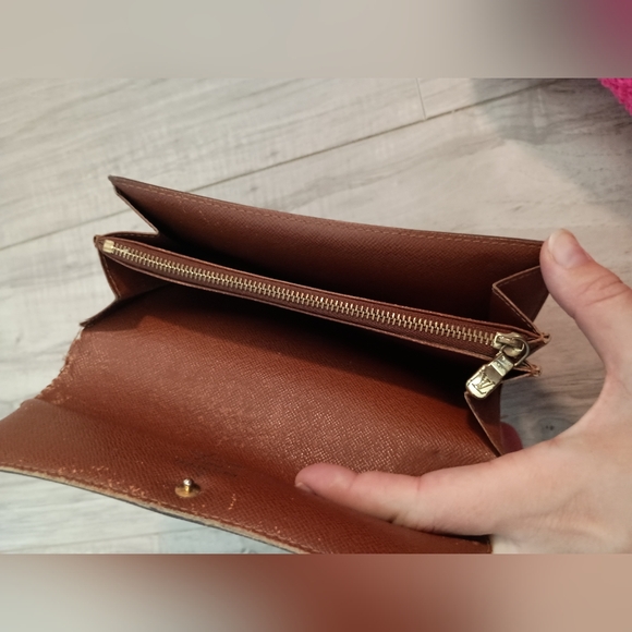 Auth LOUIS VUITTON Monogram pochette Long Wallet - Picture 11 of 13